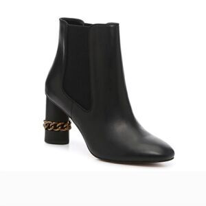 KURT GEIGER LONDON Raquel Chain Detail Block Heel Ankle Boots